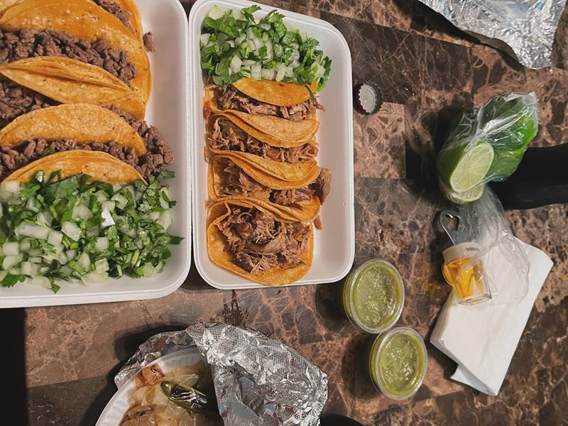 Tacos La Salsita food