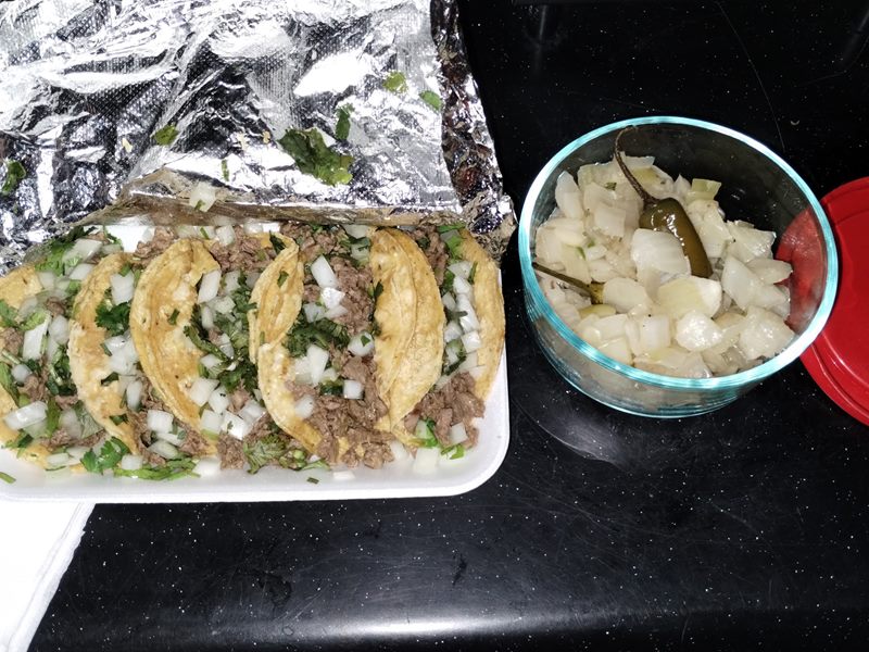 Tacos La Salsita food